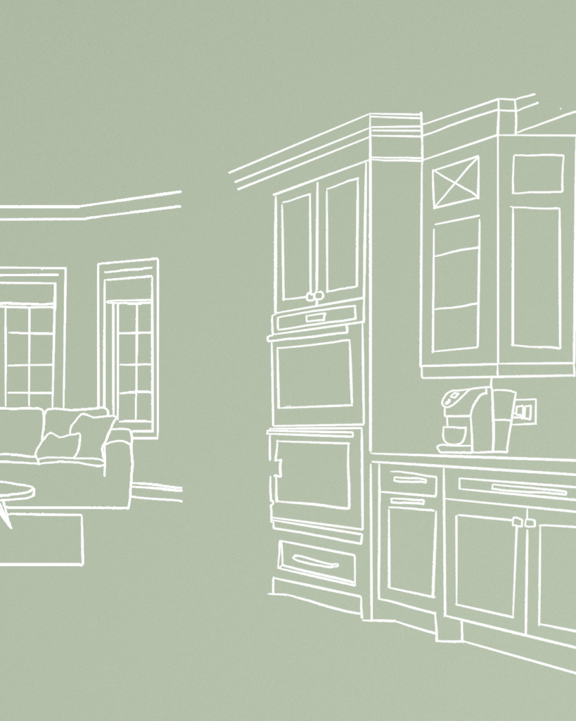 Illustration Emibo Immobilien by Frecklez